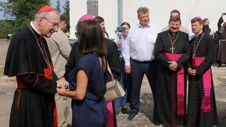 Il segretario di Stato vaticano al termine della visita in Ucraina