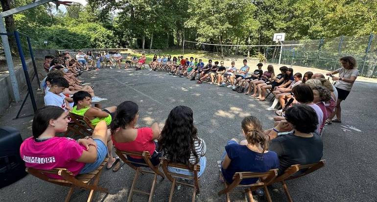 I ragazzi della Seton a Giarola per il campo estivo