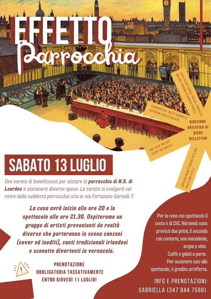 Sabato 13 luglio